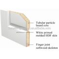 4 Panel Solid Core White Painted Moulded Door Slab